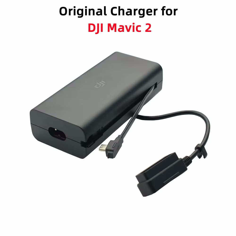 Cargador de batería Original con Cable de alimentación de CA para Dron DJI Mavic 2 Pro/Zoom Cargador de batería Original con Cable de alimentación de CA para Dron DJI Mavic 2 Pro/Zoom